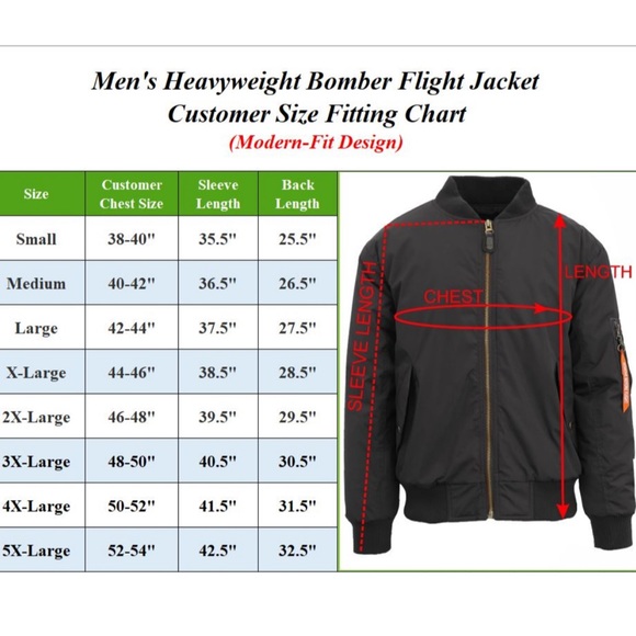 Spire Men's Heavyweight Flight Bomber Jacket MA-1 - Picture 3 of 4